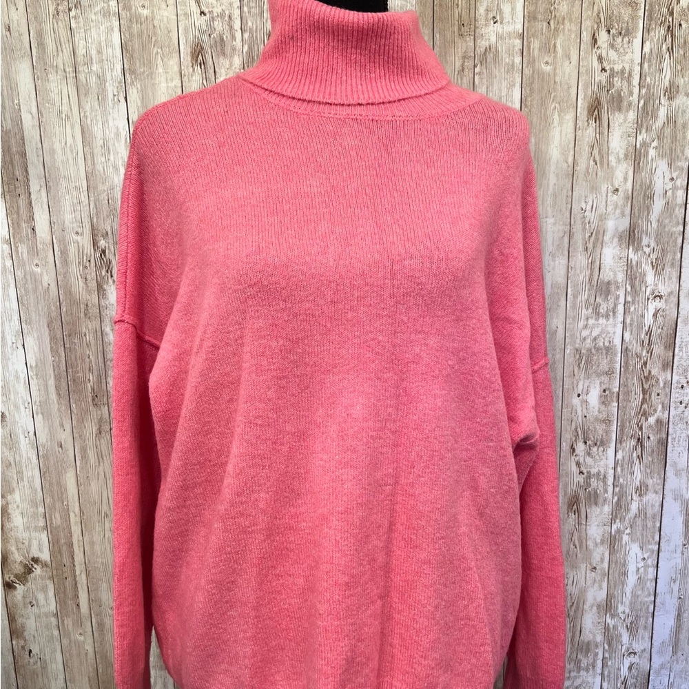 Vince Camuto Pink Cowl Neck Sweater with Soft Knit